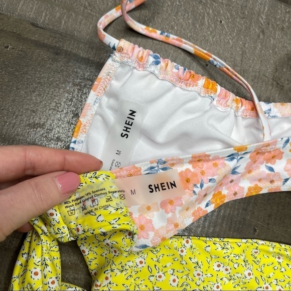SHEIN Swim Bikini Bundle Set size Medium - Picture 5 of 9